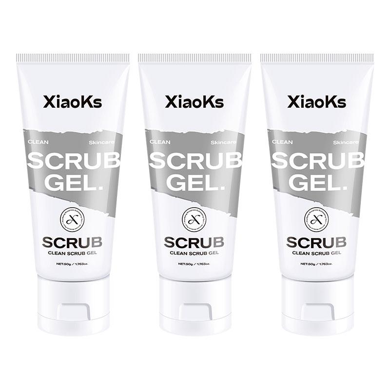 XiaoKs Scrub Gel Exfoliating Facial Cleanser for All Skin Types - Gentle Aroma Deep Cleansing Moisturizing Radiant Skin Care Solution